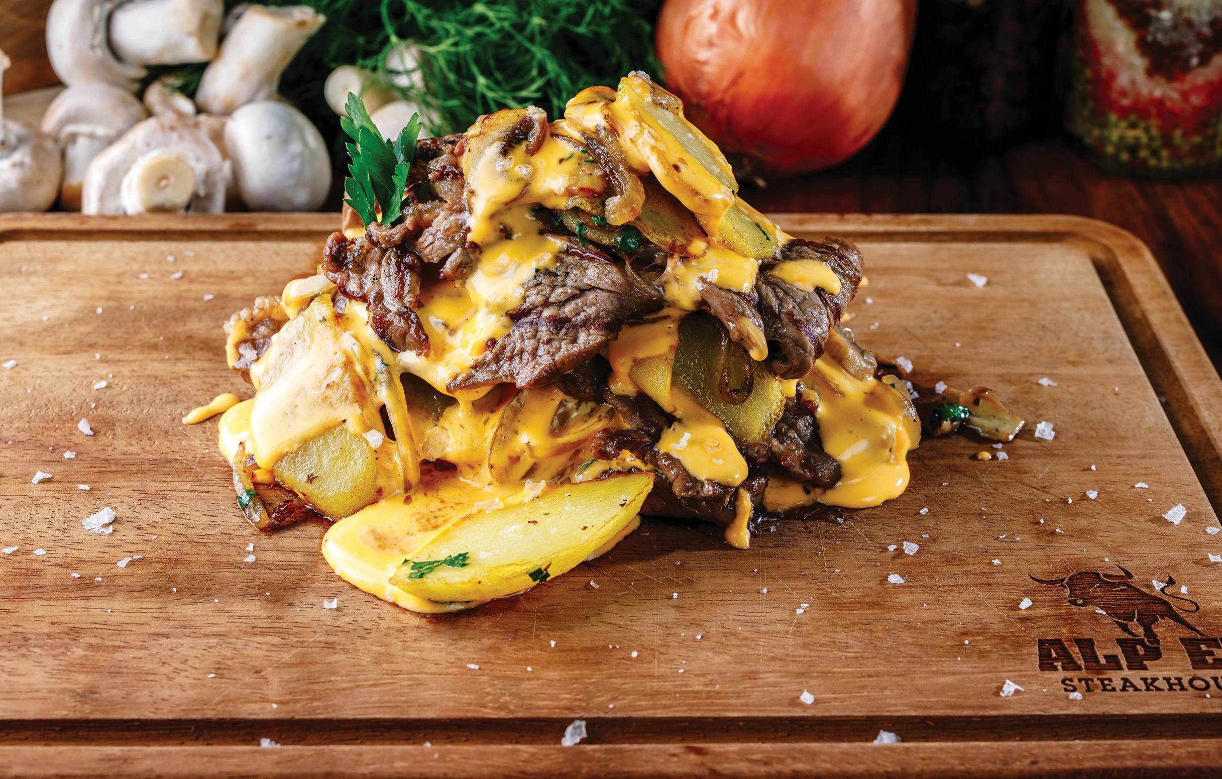 Entrecote with homemade potatoes