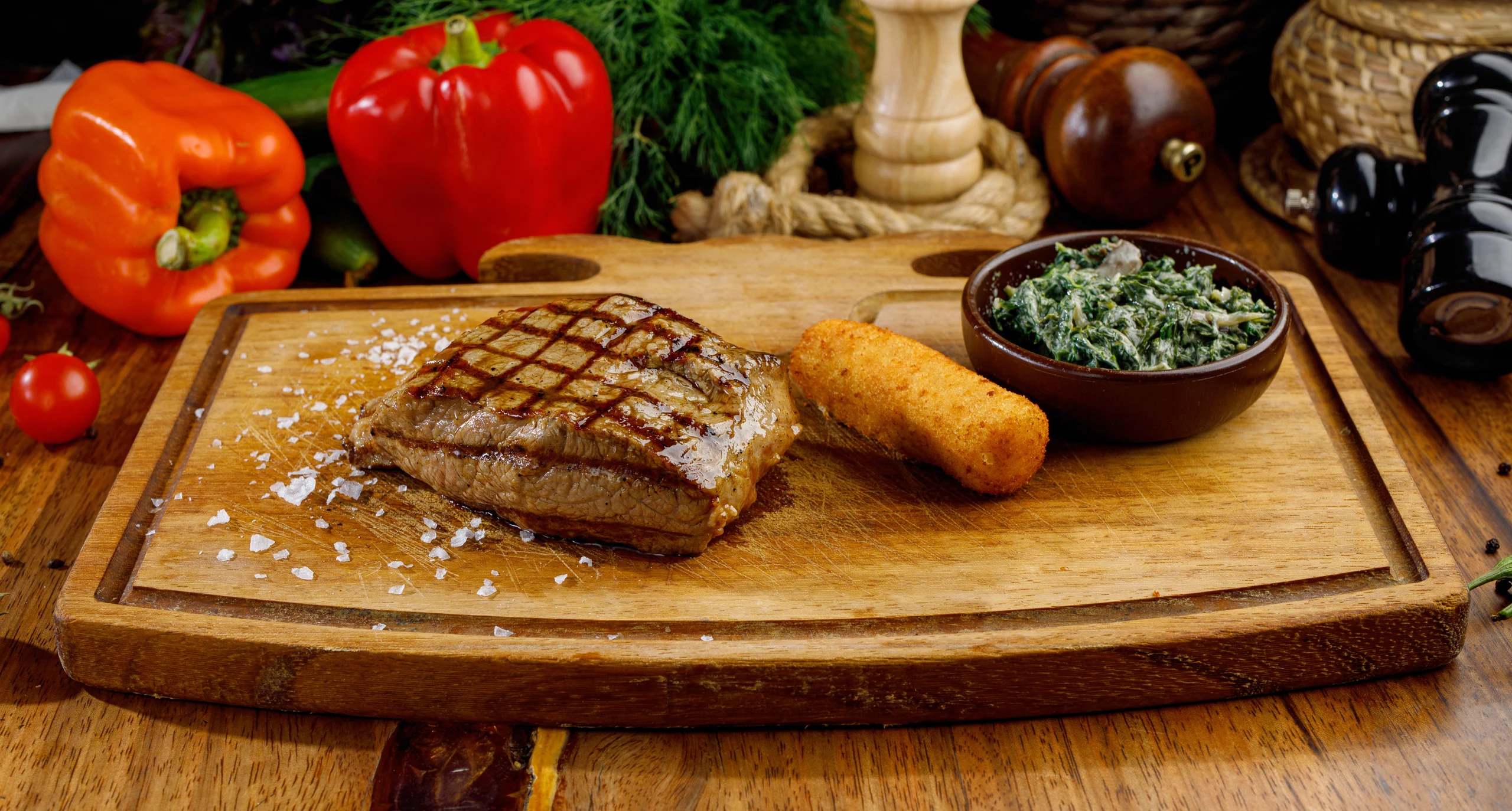 New York with side dish