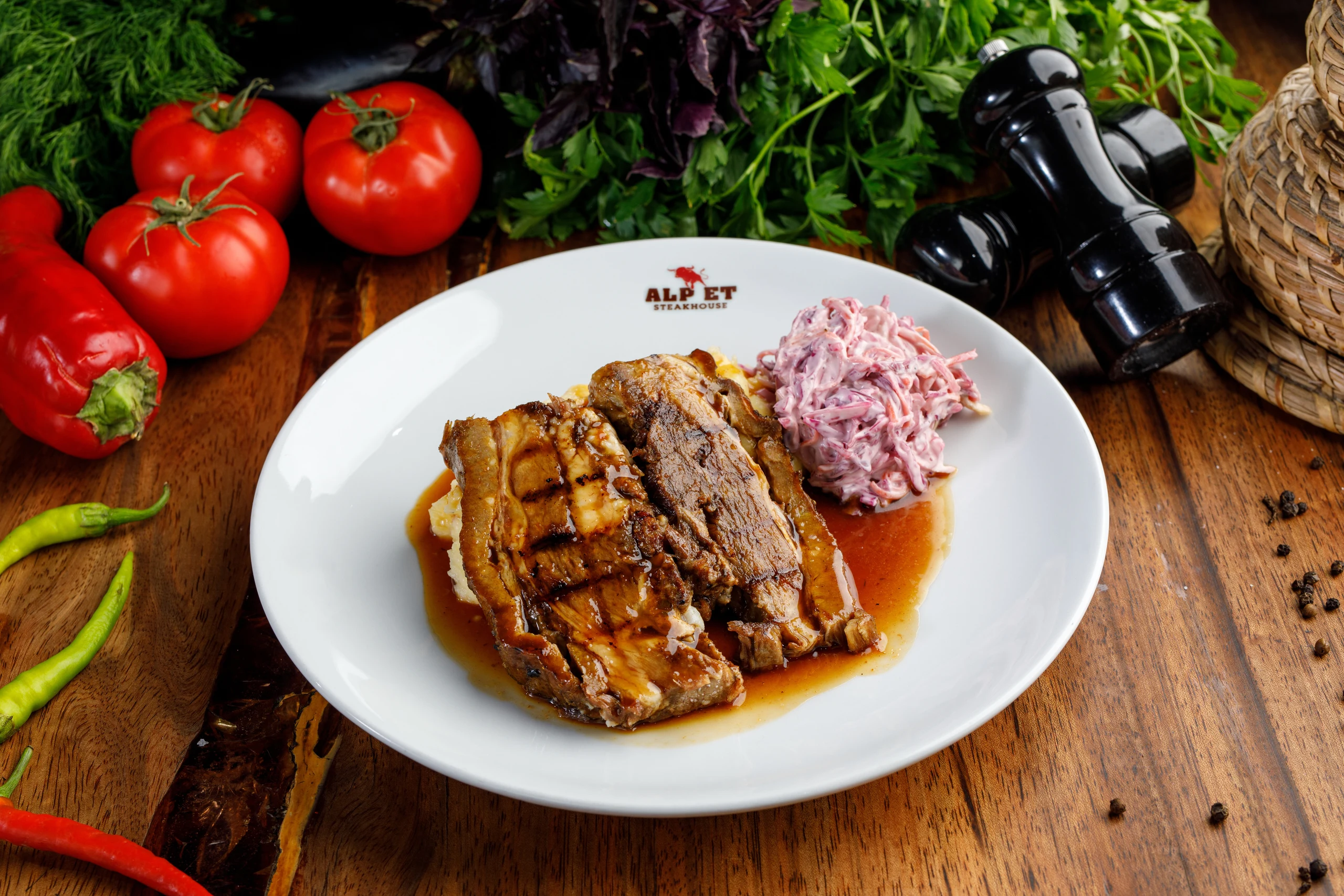 Beef Brisket with side dish